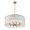 Z-Lite Glacier Chandelier, 10-Light, 26.75 In.W x 11 In.H, Modern Gold/Clear 1943P26-MGLD - alternate 8